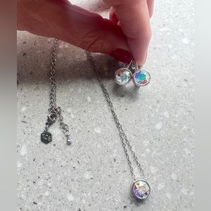 Swarovski Set - Bella Drop Earrings and necklace